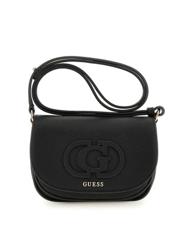 **Meta Title:** Borsa GUESS Calebra Mini nera in pelle sintetica